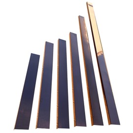 Eagle 1 Stair and Window Sill Nosing/Ledge Guard Protectors (1" x 3" 2 Pcs Per Order) Aluminum Tread Plate, Copper, Stainless Steel Stair/Window Edging (Copper, 32")