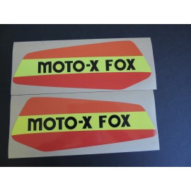 Evolution MX 1978 SUZUKI RM 125 MOTO X FOX Gas Tank Decal Set. AHRMA VINTAGE MOTOCROSS