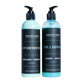 Dauntless Modern Grooming Co. Shampoo and Conditioner Duo | 2 x 12 ounce bottles | SAVE When Your Purchase Both