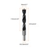 HARFINGTON Brad Point Drill Bits 18mm(45/64") Dia Straight Steel Round