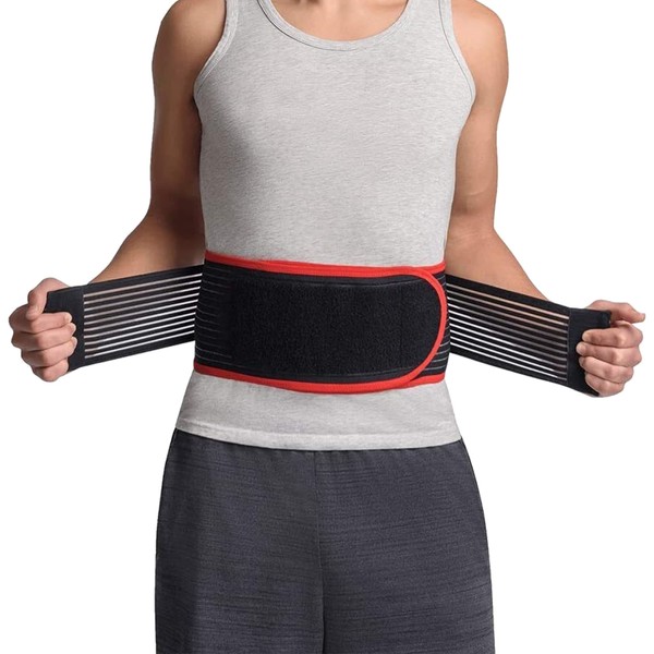 Maxar BMS-511 Lumbar Support Back Brace with 31 Powerful Magnets, Far Infrared Technology, Magnetic Therapy Belt, Pain and Stress Relief, Sciatica, Scoliosis, Herniated Disc, XX-Large 45”-50”