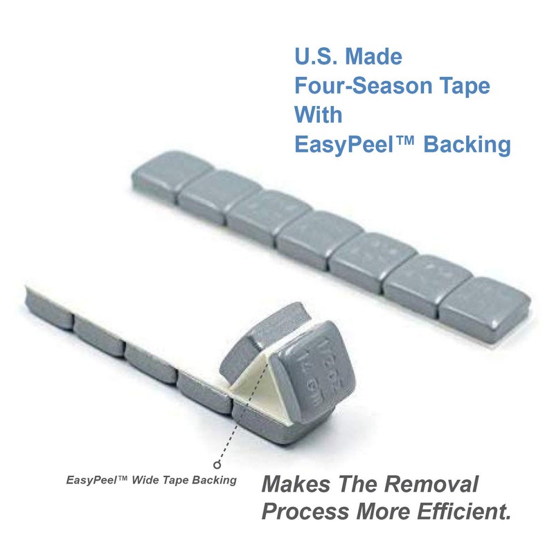 CKAuto 1/2oz, 0.5oz, Grey, Adhesive Stick On Wheel Weights, 63