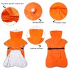 KOOGAL Dog Raincoat Waterproof Dog Rain Coat with Hoodile, Reflective