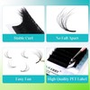 GEMERRY Three-Layer Volume Eyelashes, 0.05 Thickness D Curl, 9-13 mm,