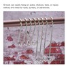 uxcell S Hanging Hooks, 20inch/500mm Extra Long Steel Hanger, Indoor