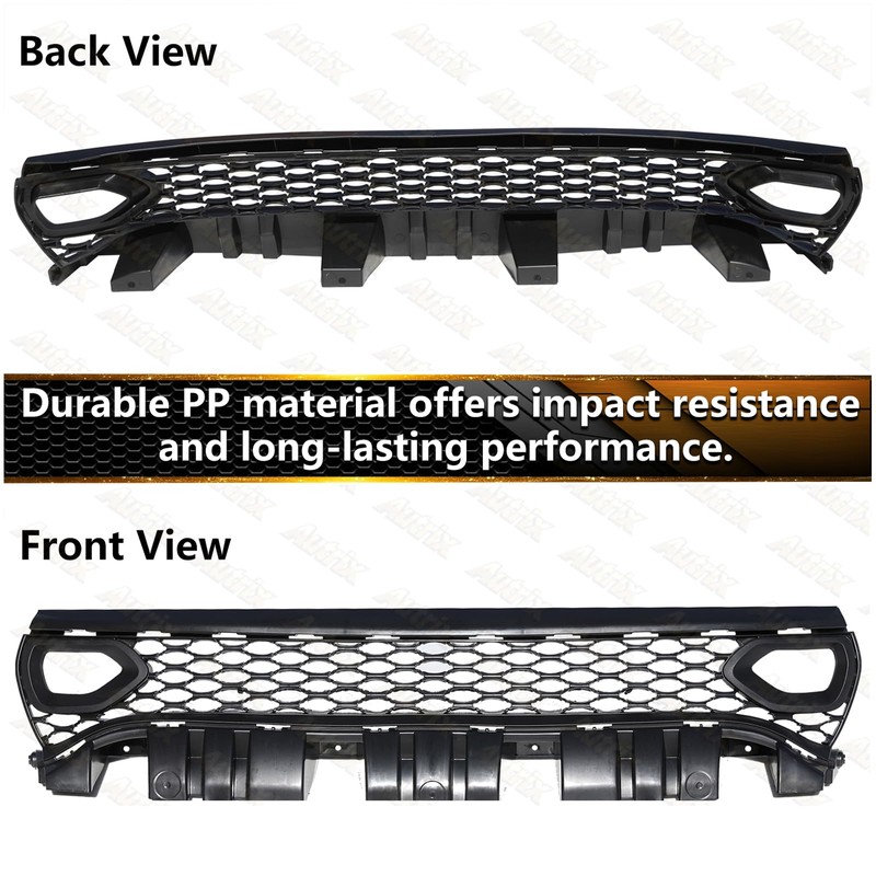 Autrix Front Grille Compatible With 2015-2024 Dodge Charger Non-Widebody