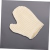 Minkissy 2pcs Sturdy Woven Scrub Gloves Shower Exfoliating Mitts for