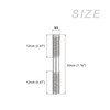 sourcing map Double Ended Stud Screws (M4 Thread 30mm Length)