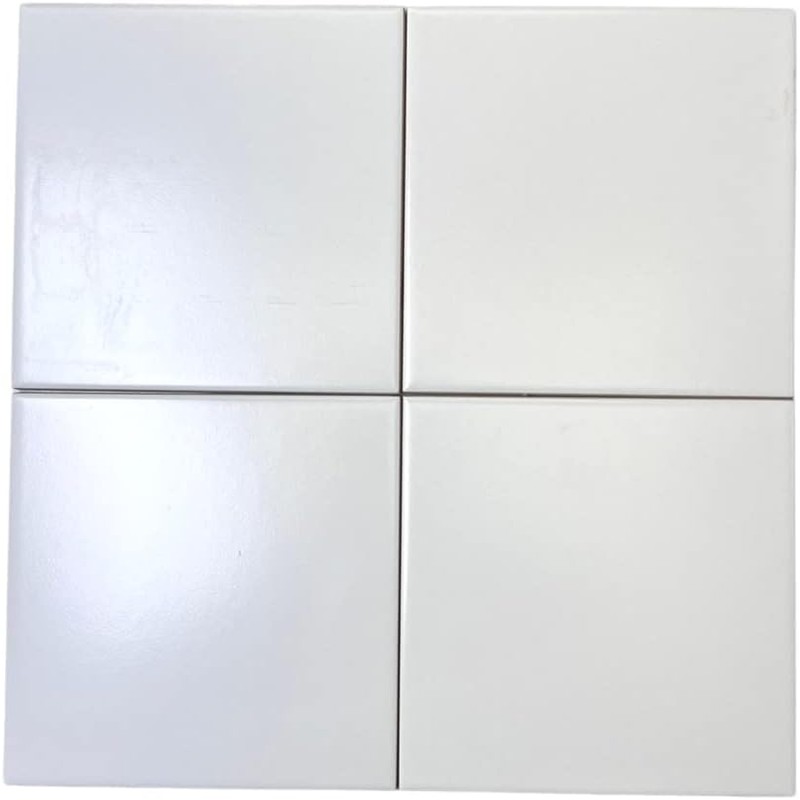 Tenedos 6x6 Matte White Ceramic Wall Tile – Square 6