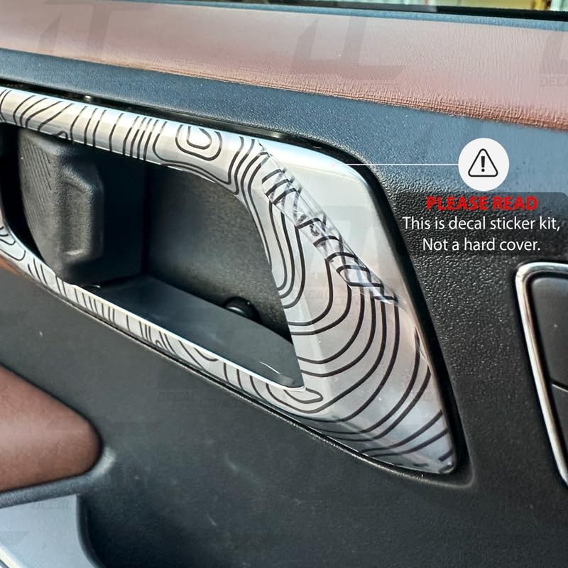 Decal Concepts Topography Door Handle Accent Decal Kit - (Fits