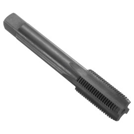 sourcing map Straight Flute Screw Taps M16 x 1.5 H2 Thread HSS6542 Black Nitride Coated Machine Threading Milling Tap Tapping Tools