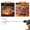 OLIGAI 3 Inch Pork Puller Tool,304 Stainless Steel Pulled Pork