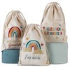 Papierdrachen 3 Birthday Gift Bags - Rainbow - Made of