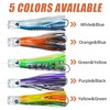 Trolling Lures Saltwater,6 Inch Offshore Big Game Trolling Lures Skirted