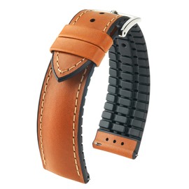 HIRSCH Unisex Performance Watch Strap Model James 20 mm, Strap.