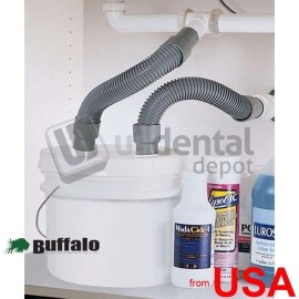 BUFFALO Trap-Eze SS Self-Sanitizing Plaster Traps COMPLETE KIT , 3.5  Gal 424440
