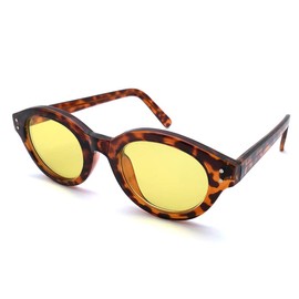 Reinforced Boston Sunglasses, Tortoise Shell x Light YELLOW