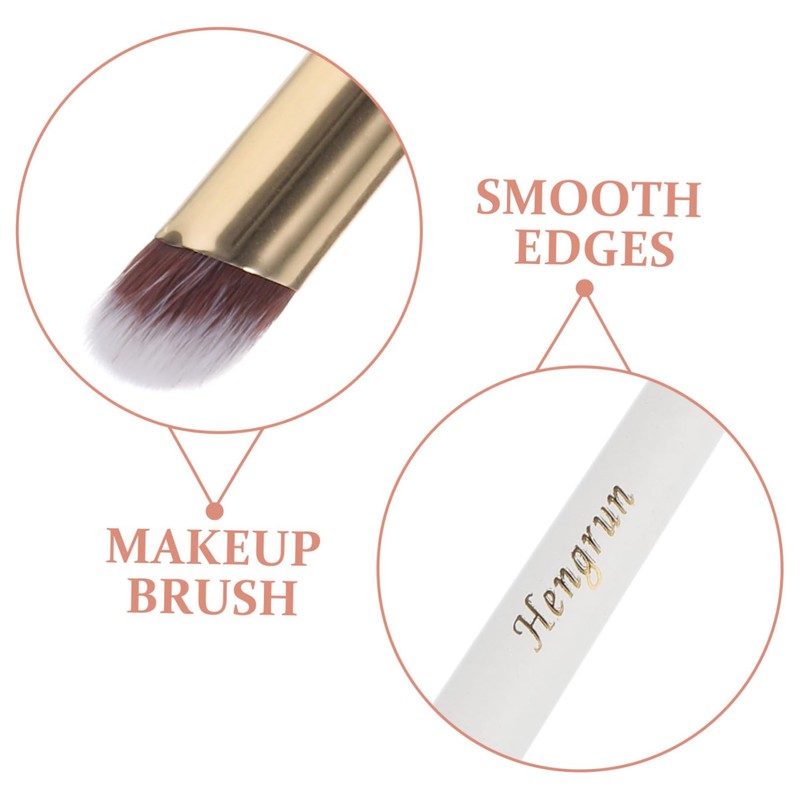 Baluue 10pcs Angled Concealer Brushes Eye Makeup Brushes for Smooth