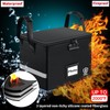 Fireproof Photo Storage Box with Lock, Holds 36 Inner 4"x6"