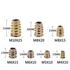 Reppkyh 130 Pieces Metric Threaded Insert Nuts Assortment Tool Kit