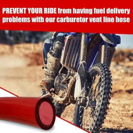 TURBO FLOW Powersports RED Fuel Line 10' x 1/4” ID 3/8" OD PWC Motorbikes ATV