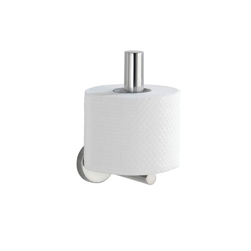 WENKO Ersatzrollenhalter Mod. Bosio Shine, Wandhalter für Toilettenpapier aus Edelstahl,