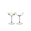 RIEDEL Machine-Made Dishwasher-Safe Grape Coupe and Cocktail Crystal Glass (2-Pack,