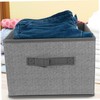 Ciieeo Square Sundries Storage Case Non Woven Fabric Organizer Bin