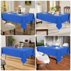 Smiry Rectangle Table Cloth, Waterproof Anti-Scratch Polyester Tablecloth, Decorative Washable