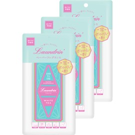 Laundrin, Paper Fragrance, White Tea Scent, Set of 3