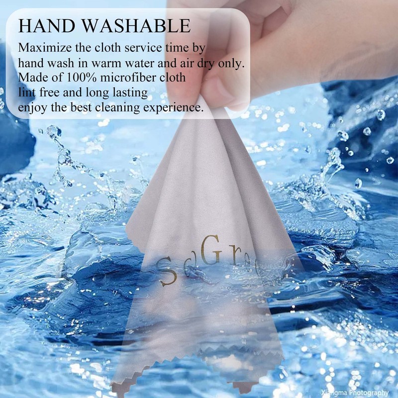 SooGree Glasses Cleaning Cloth Lens Microfiber Eyeglasses Wipes Cloth Lens