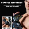 Guantes de Acondicionamiento Físico con Soporte Muñeca y Medio Dedo