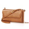 nuoku Womens RFID Wallet Purse Wristlet Crossbody Clutch with Zip