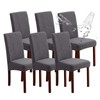 Genina Waterproof Chair Covers for Dining Room Set of 6,