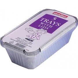 Caroline 6 Foil Trays & Lids 23oz 1002