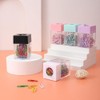 Jowxsx Pink Magnetic Paper Cilp Dispenser Holder Clear Acrylic Paper