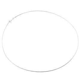 Length 18 1.1mm Stiff Flexing Cable Wire 925 Sterling Silver Necklace