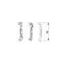 SIEGENIA A2000 TS K25 Short Shoot Bolt Edge Lock A2000