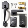 zafano Door Lock with 2 Lever Handles - Keyless Entry