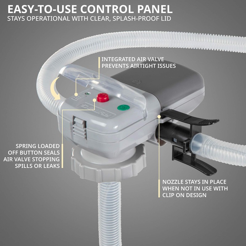 Deway Automatic Fuel Transfer Pump w/Auto-Stop, 2.2 GPM Flow Rate