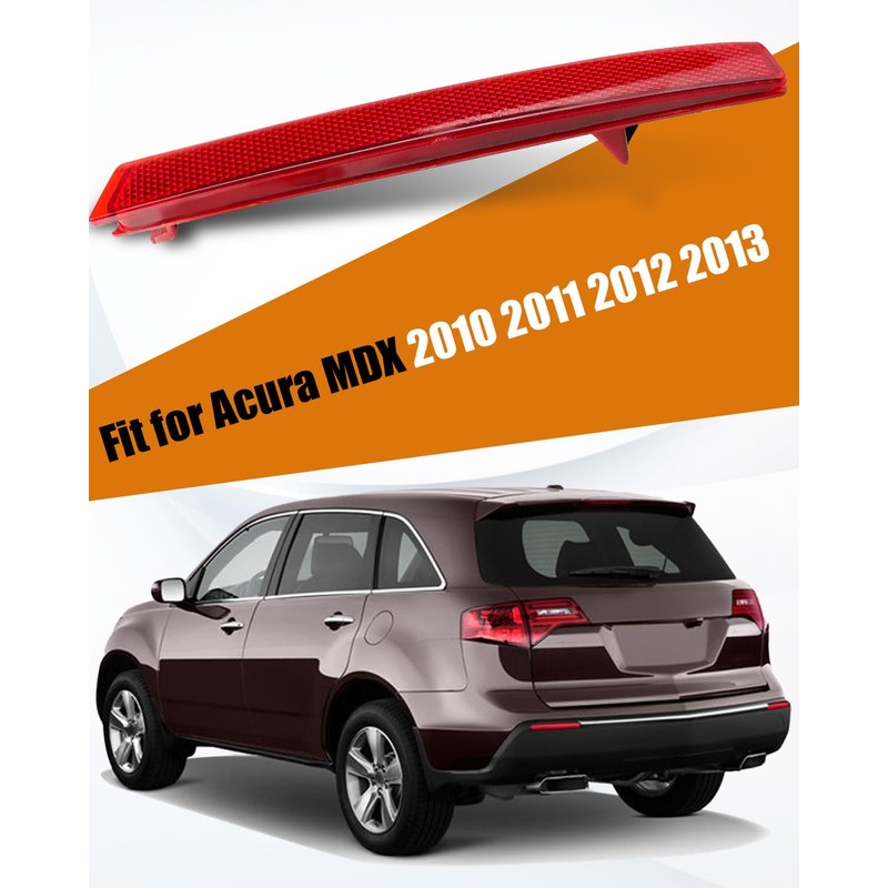 Dunyhludx 33505-STX-A11 Rear Right Passenger Side Bumper Reflector Lamp Fit