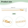 UNICRAFTALE 30Pcs Jewelry Chain Extenders Necklace Extenders for DIY