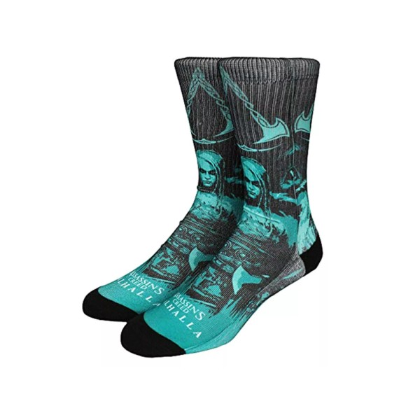 Valhalla Assassins Creed Valhalla Character Men's Crew Sock NWT