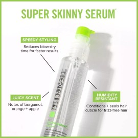 Paul Mitchell Super Skinny Serum 5.1 Oz Frizz Control Vegan Hair Styling Agent