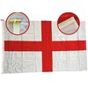 NWFlags England St George Flag 150gsm Nylon Rope & Toggle