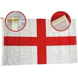 NWFlags England St George Flag 150gsm Nylon Rope & Toggle 5ft x 3ft for Professional Flagpole