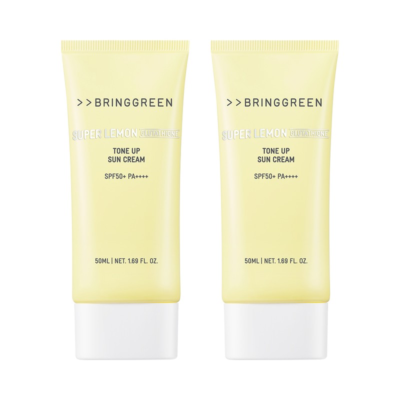 BRINGGREEN Super Lemon Glutathione Tone Up Sun Cream 50ml 1+1