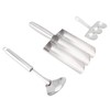 Stainless Steel Triple Meatball Maker Efficiently Makes 3 Meatballs at