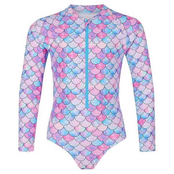 Tame the Sun Long Sleeve Girl Swimsuit - Rash Guard
