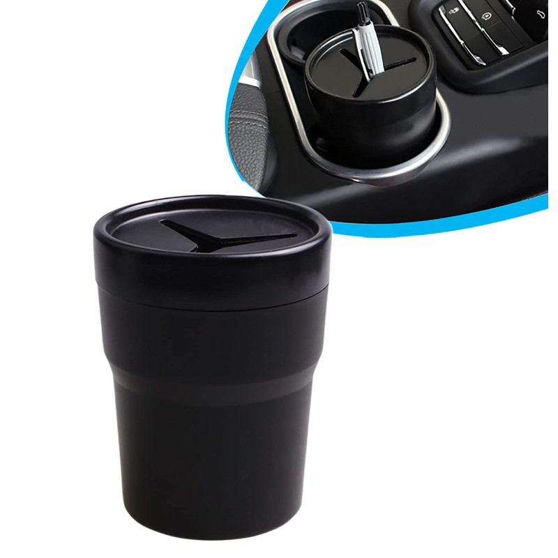 BANCHELLE Car Change Holder with Lid Automotive Plastic Garbage Cans